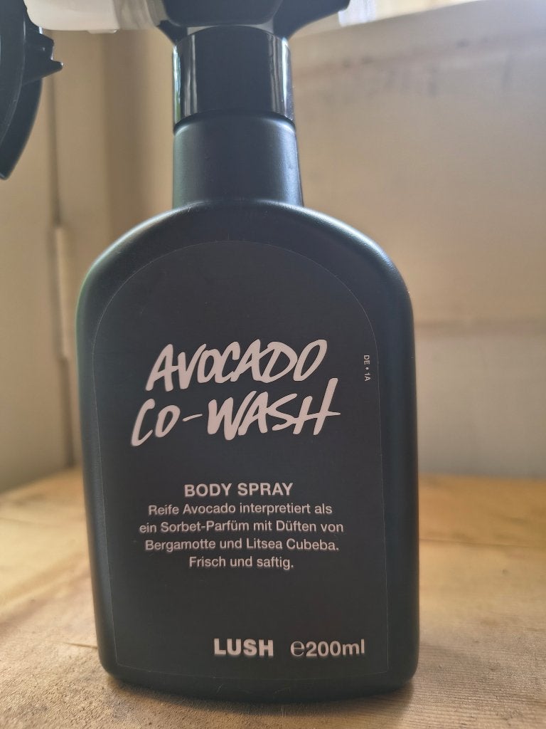 Lush body spray avocado co wash, Ophalen of Verzenden, Gebruikt