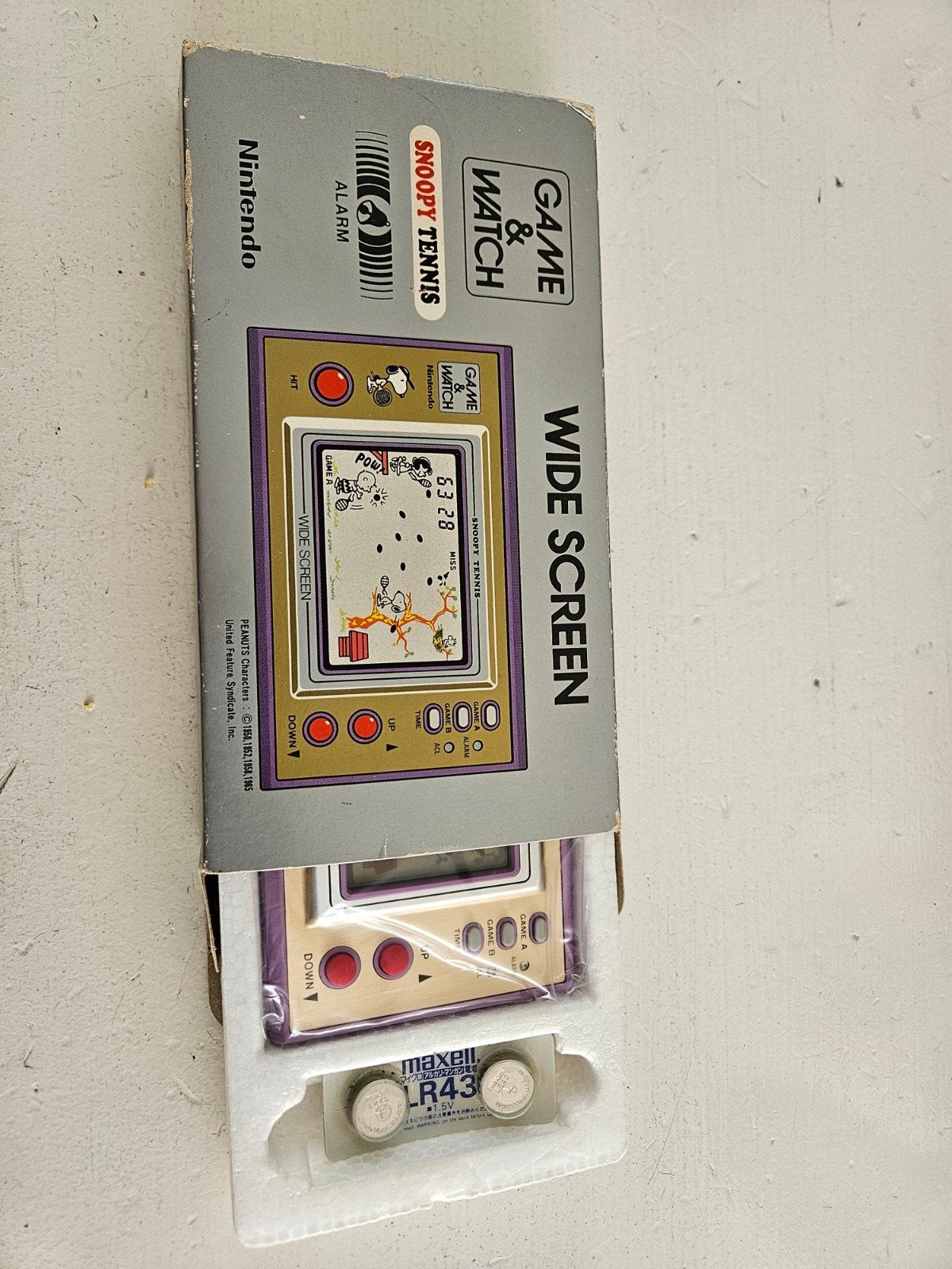 Nintendo game&watch Snoopy Tennis CIB., Spelcomputers en Games, Spelcomputers | Nintendo Game Boy, Ophalen of Verzenden, Zo goed als nieuw