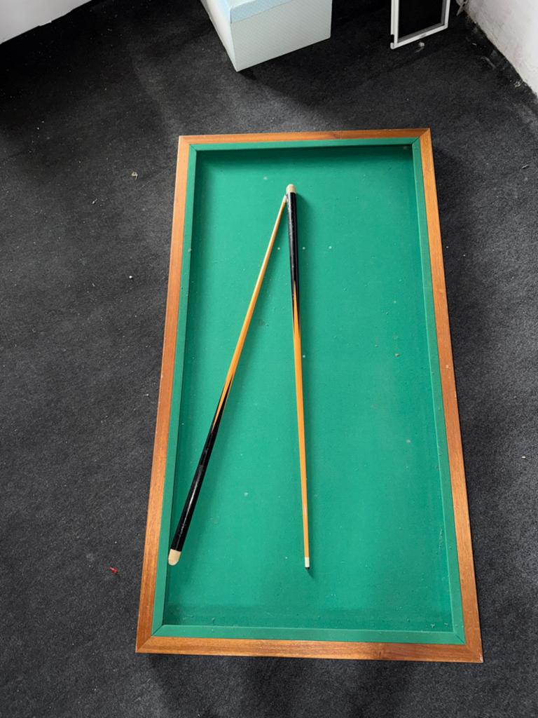 Mini biljarttafel met keuen, Ophalen of Verzenden, Zo goed als nieuw, Biljarttafel