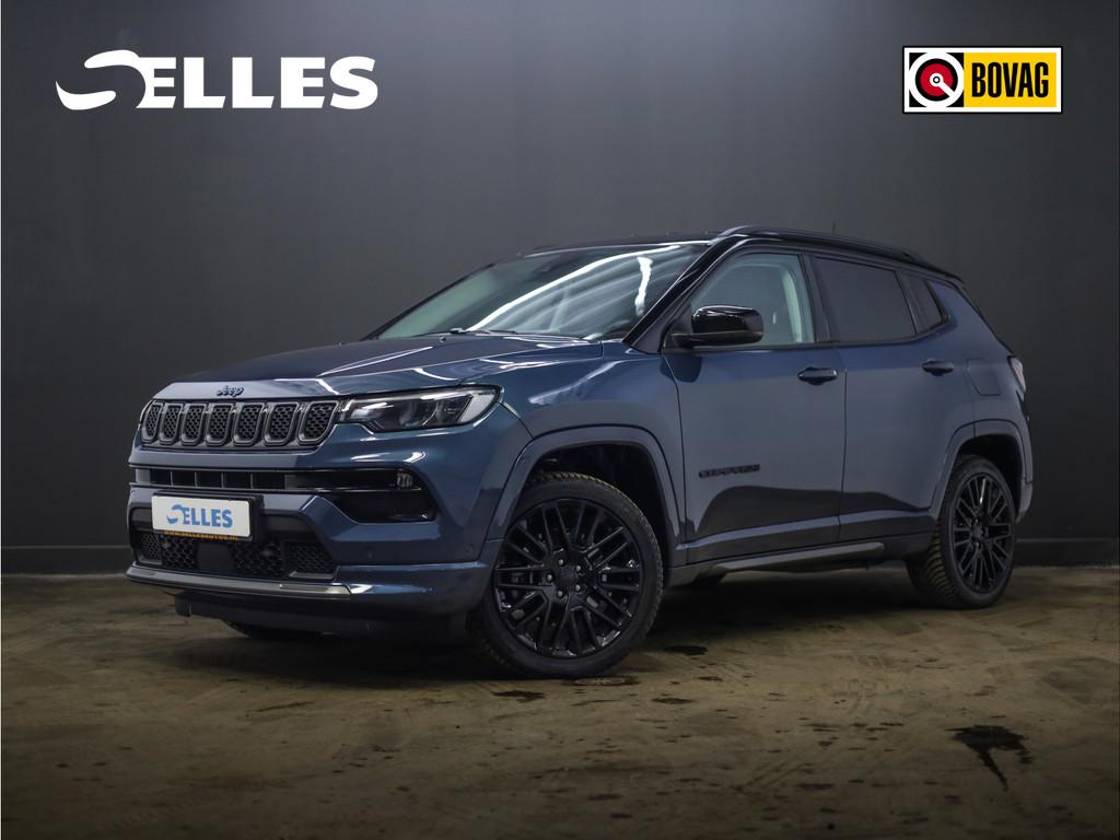 Jeep Compass 4xe 240 Plug-in Hybrid Electric S | Lederen bek, Automaat, Adaptive Cruise Control, 4 cilinders, Blauw
