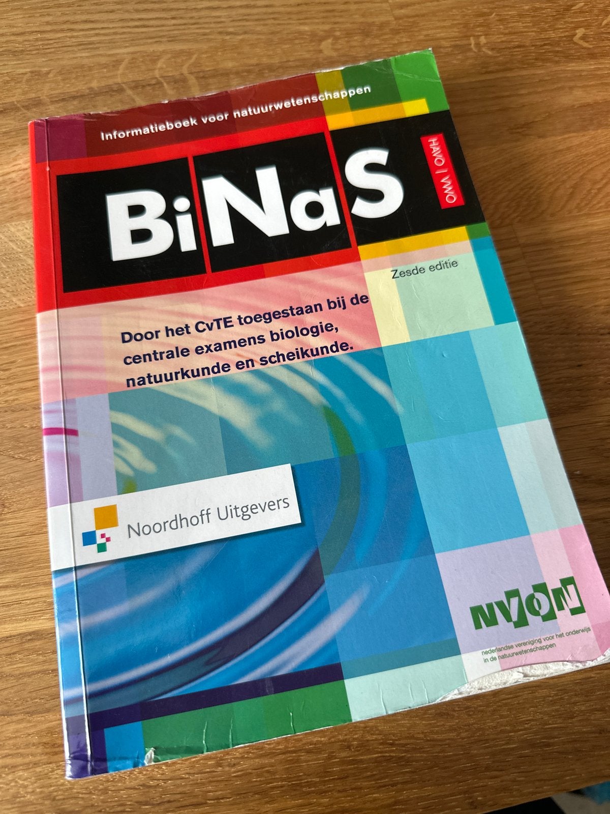 BiNaS Informatieboek Natuurwetenschappen HAVO/VWO 6e editie, Ophalen of Verzenden, Beta, Gelezen, HBO