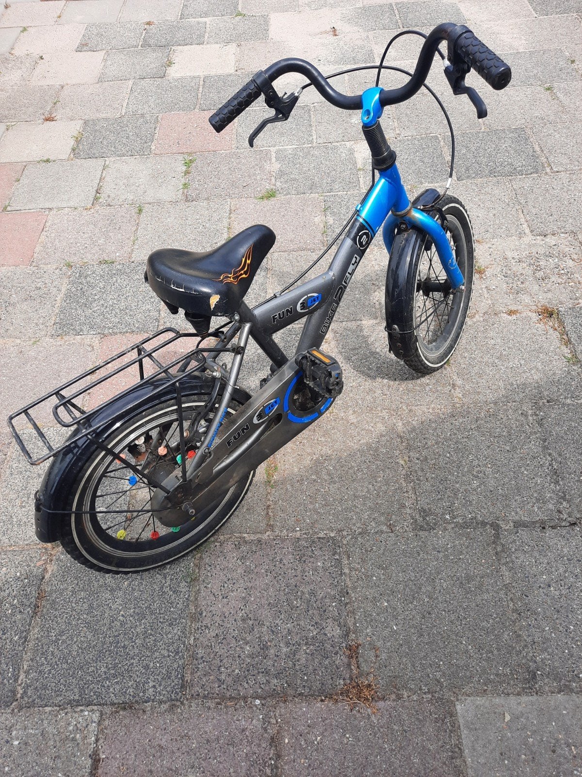 16inch jongens fiets, Ophalen, Gebruikt, Terugtraprem, 16 tot 20 inch