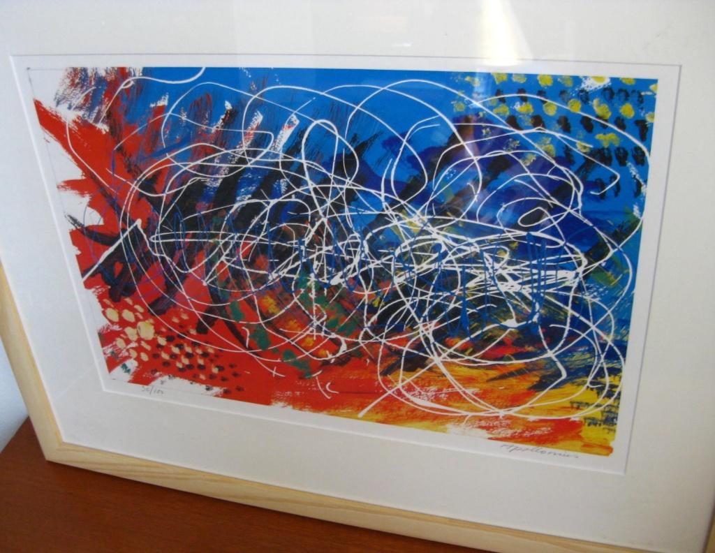 litho Apollonius Konijnenburg gesigneerd - abstract, Abstract, Gelimiteerde oplage, Ophalen of Verzenden, Lithografie
