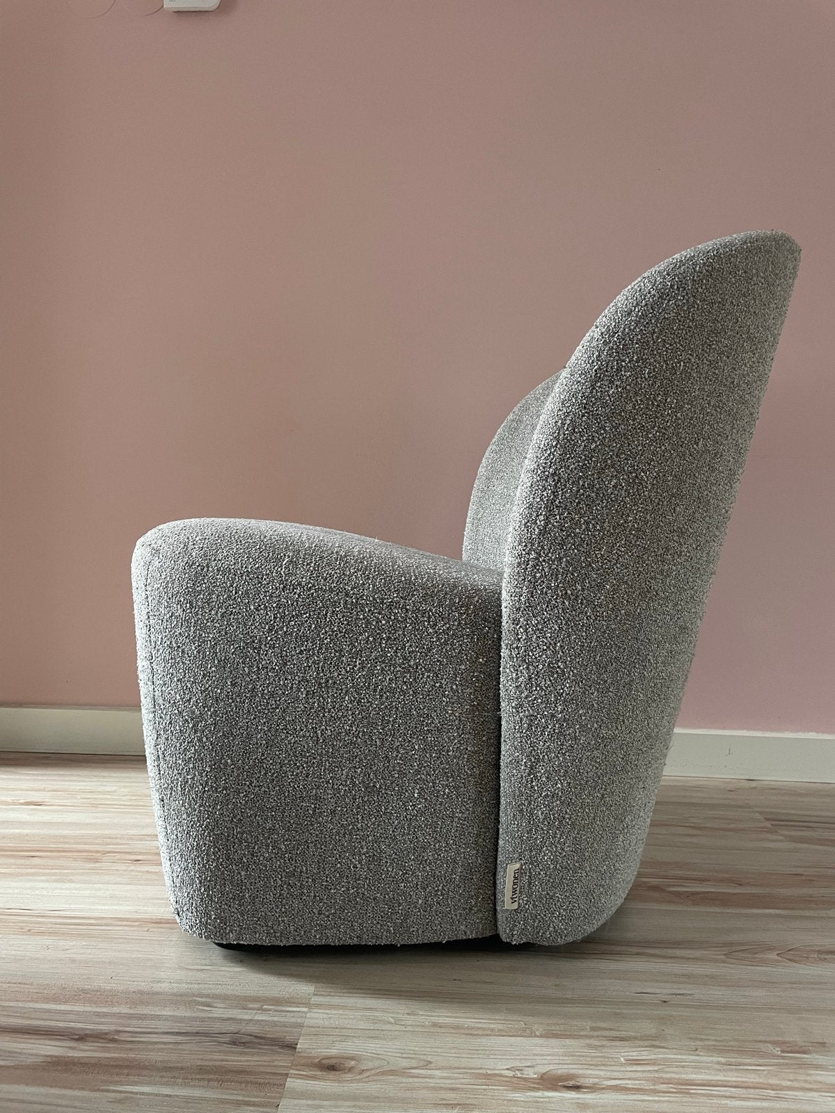 vtwonen Lofty fauteuil naturel gemêleerd, Ophalen, Minder dan 75 cm, Zo goed als nieuw, 50 tot 75 cm