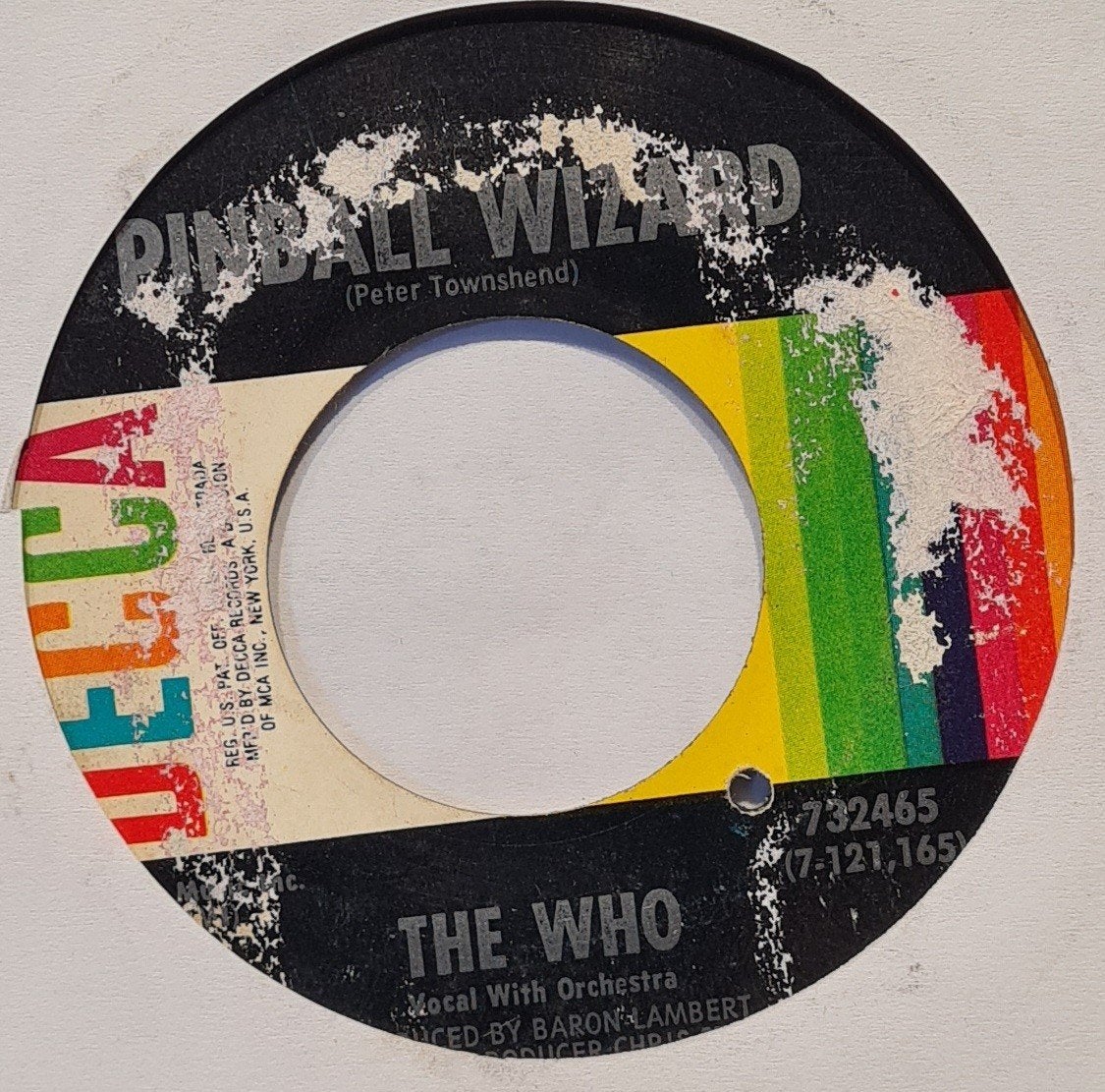 THE WHO - PINBALL WIZARD (LABEL BESCHADIGD), Ophalen of Verzenden, Gebruikt