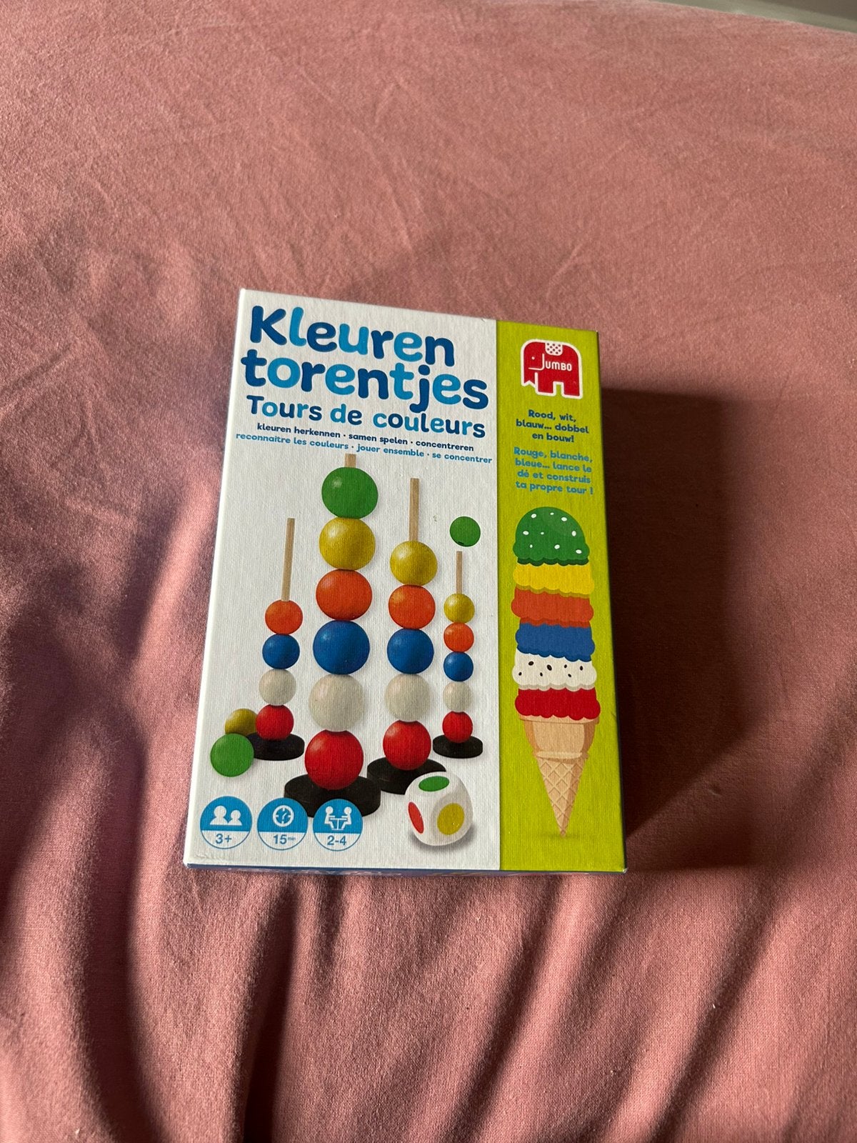 Kleurentorentjes - Jumbo, Kinderen en Baby's, Ophalen, Zo goed als nieuw, Bouwen
