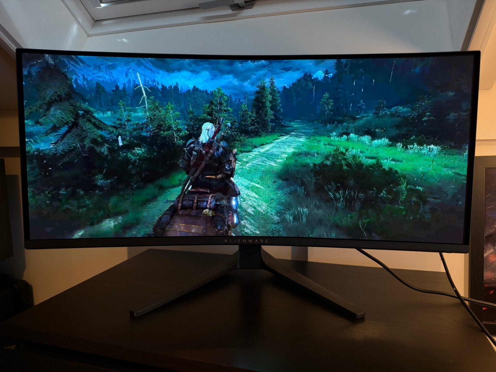 34 inch ultrawide oled monitor alienware, Computers en Software, Gebruikt, Onbekend, 61 t/m 100 Hz, Ophalen