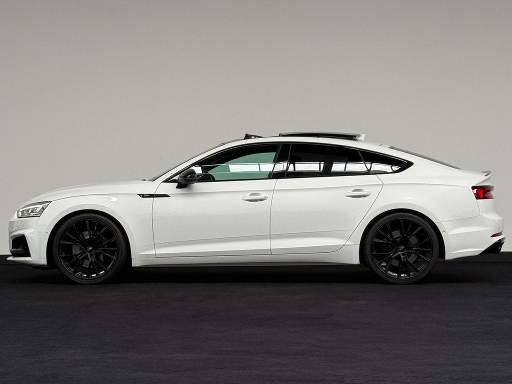 Audi A5 Sportback 3.0 TFSI S5 quattro 3 x S-line Pano ACC Sf, Auto's, Gebruikt, Met garantie (alle), Wit, Bedrijf