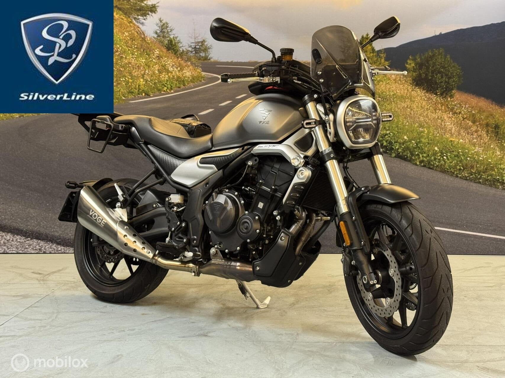Voge 500 AC Silver Grey NIEUWSTAAT FULL OPTIONS, Bedrijf, Toermotor, Voge, 471 cc