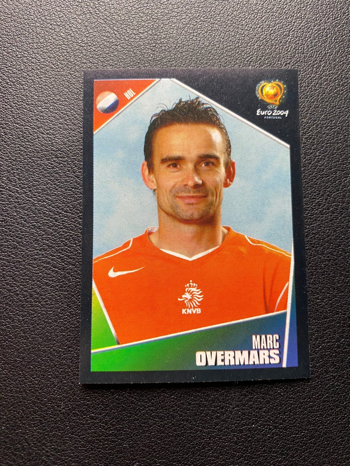 Marc Overmars - Nederland - Panini Euro 2004, Ophalen of Verzenden, Zo goed als nieuw, Sticker