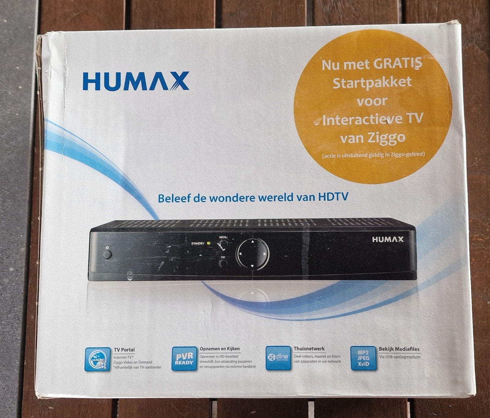 Humax HD Decoder met Ziggo Startpakket - Nieuw in Doos, Audio, Tv en Foto, Ophalen of Verzenden, Nieuw, Decoder