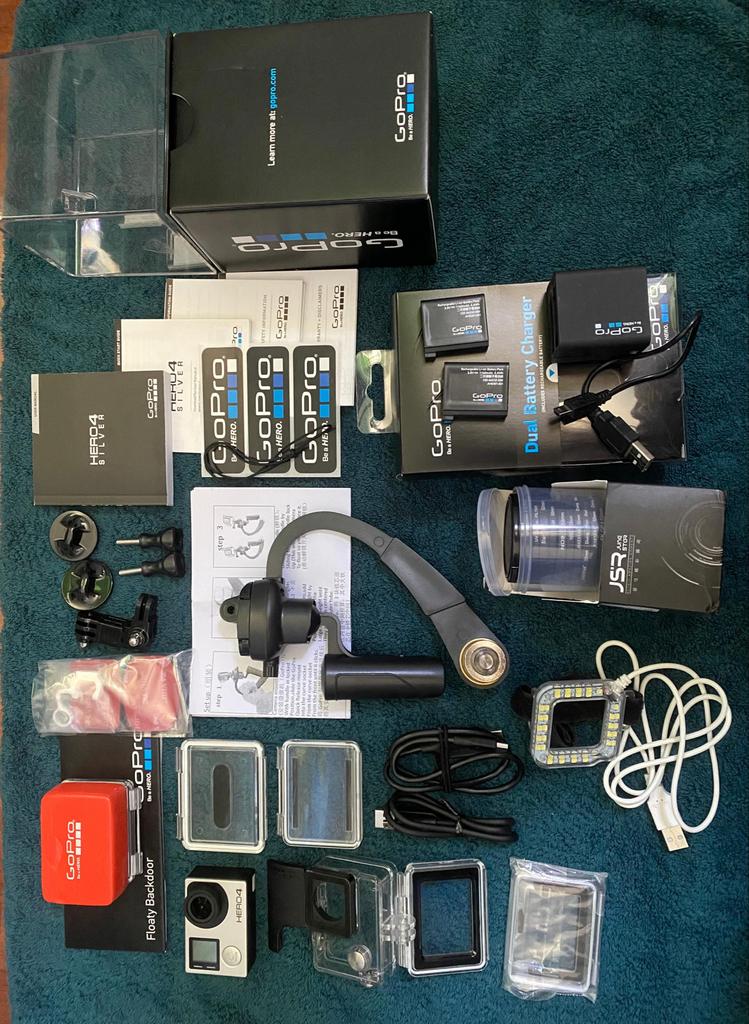 GoPro Hero 4 met accessoires, Ophalen of Verzenden, Gebruikt, GoPro