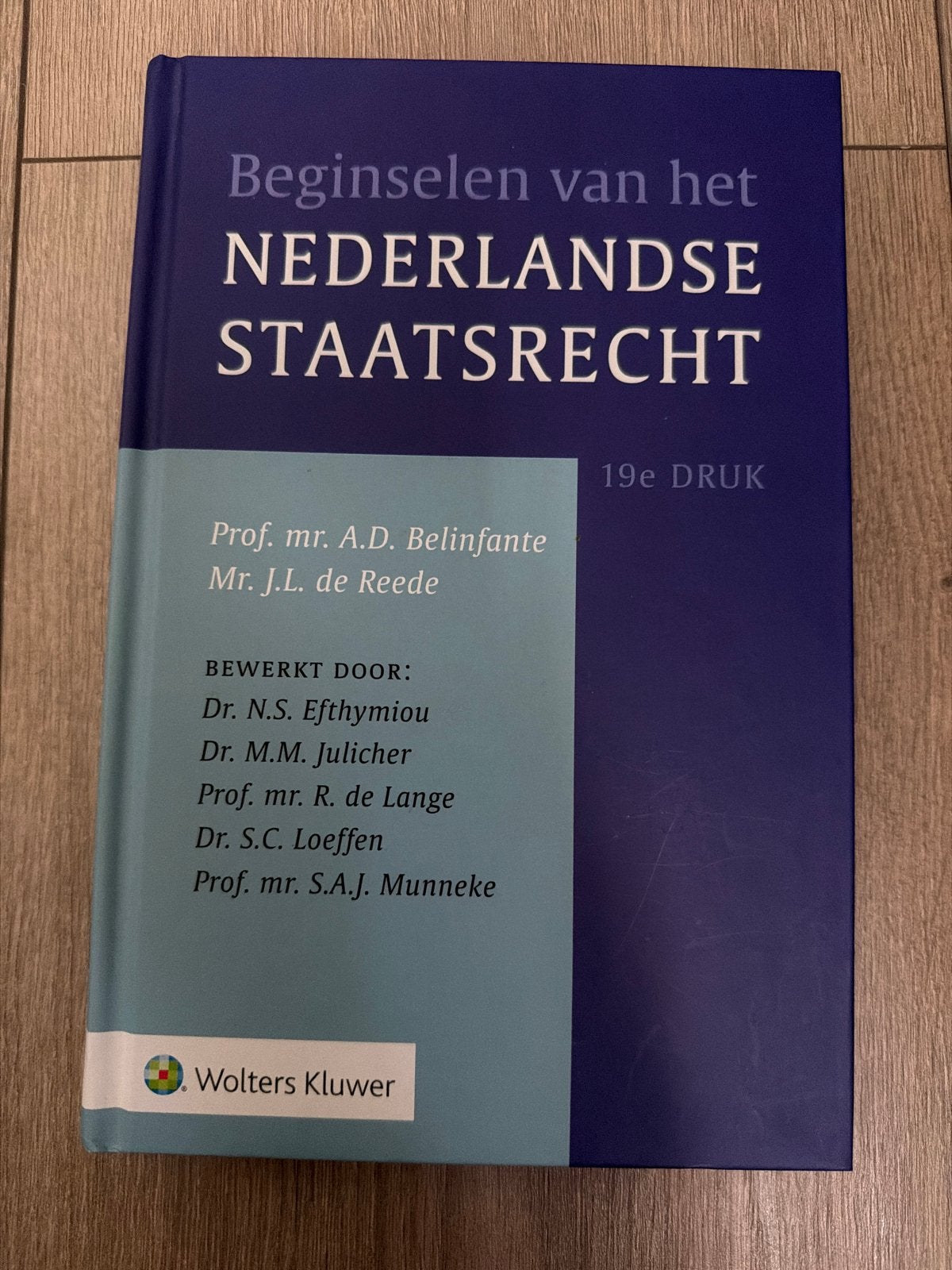 Beginselen van het Nederlandse Staatsrecht - 19e druk, Ophalen of Verzenden, Gamma, Nieuw, WO