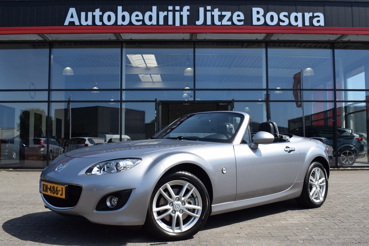 Mazda MX-5 Roadster Coupé 1.8 TS+ Zwart Leder | Stoelverwar, Auto's, Mazda, Euro 5, Achterwielaandrijving, Gebruikt, 4 cilinders