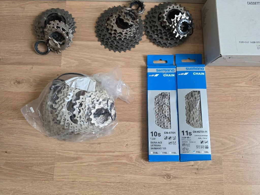 Shimano Dura Ace 11 speed cassettes nieuw! ( kettingen), Ophalen, Nieuw, Racefiets, Derailleur of Ketting
