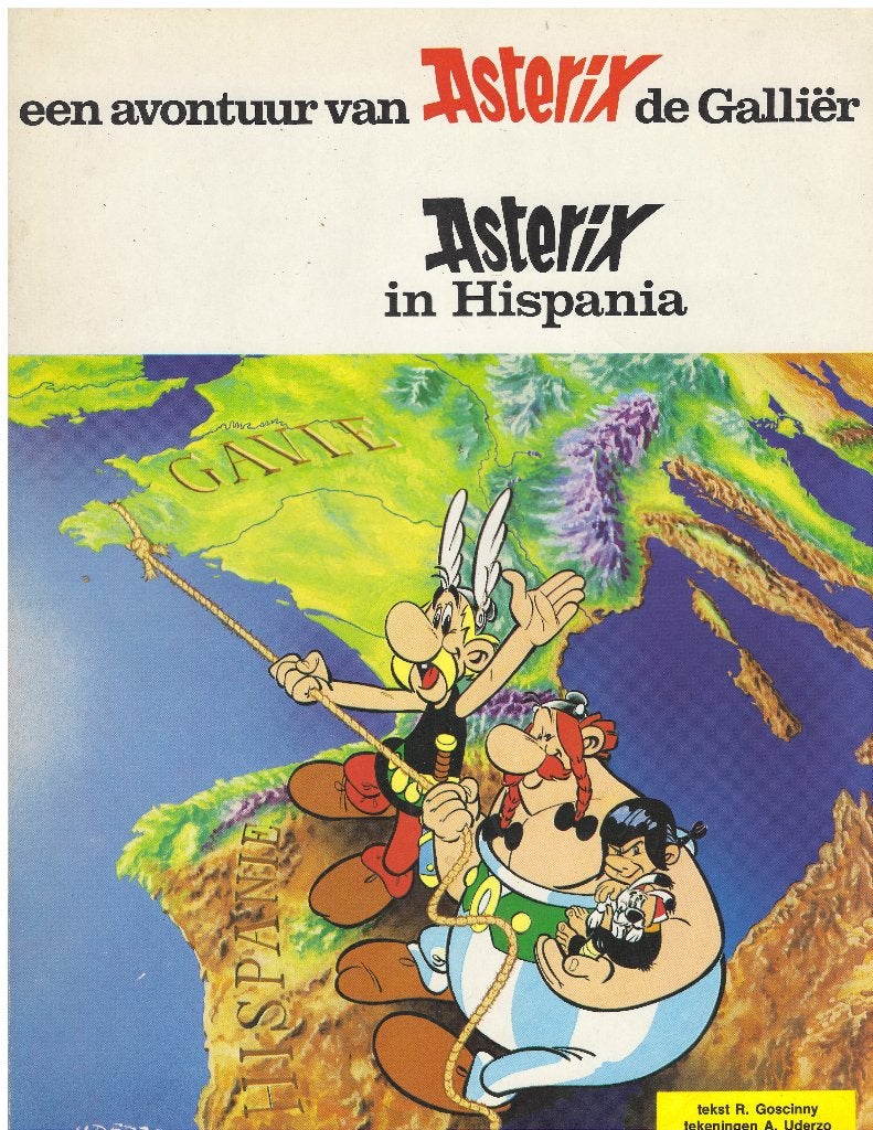 Asterix in Hispania 1e druk, De Geïllustreerde Pers (N.O.I.), Ophalen, René Goscinny, Albert Uderzo, Eén stripboek, Zo goed als nieuw