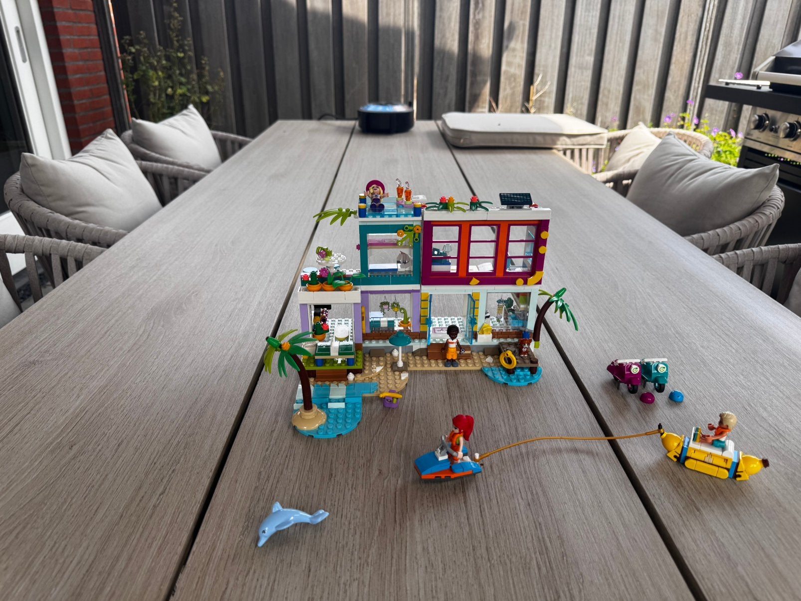 Lego friends 41709 vakantie strandhuis, complete set, Ophalen of Verzenden, Zo goed als nieuw