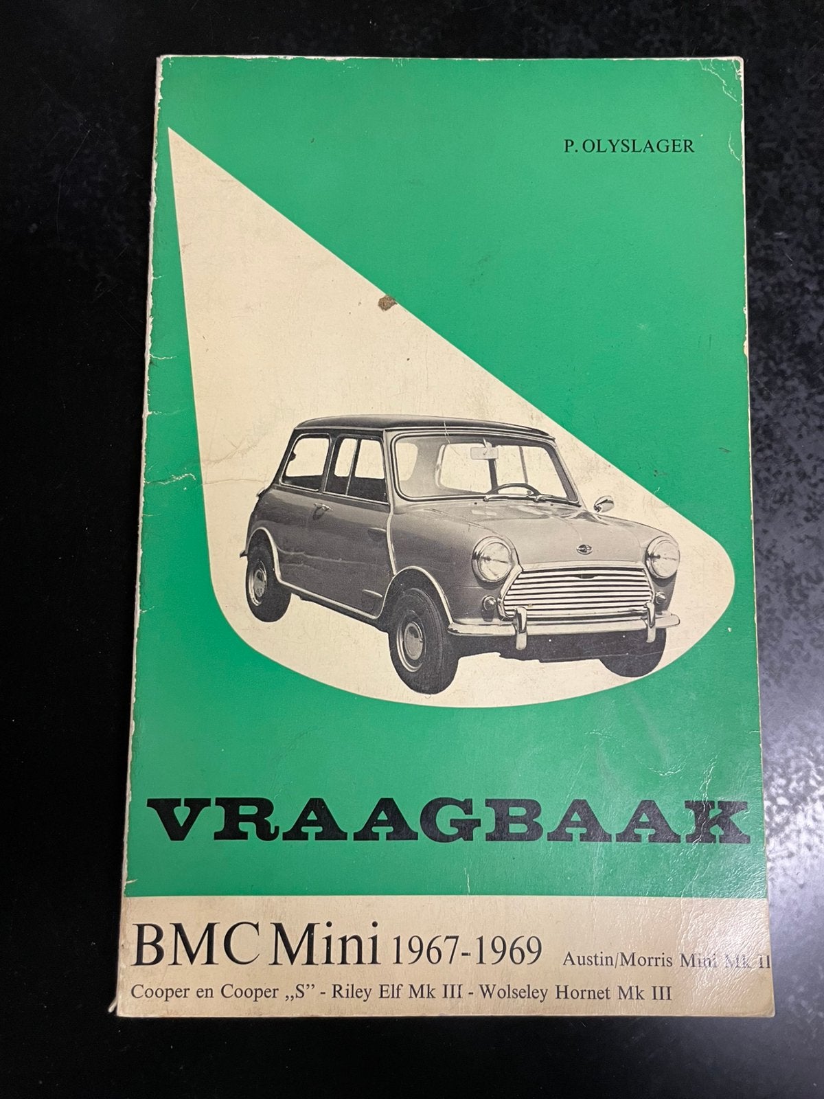 Vraagbaak bmc mini austin morris riley 1967 - 1969 olyslager, Ophalen of Verzenden