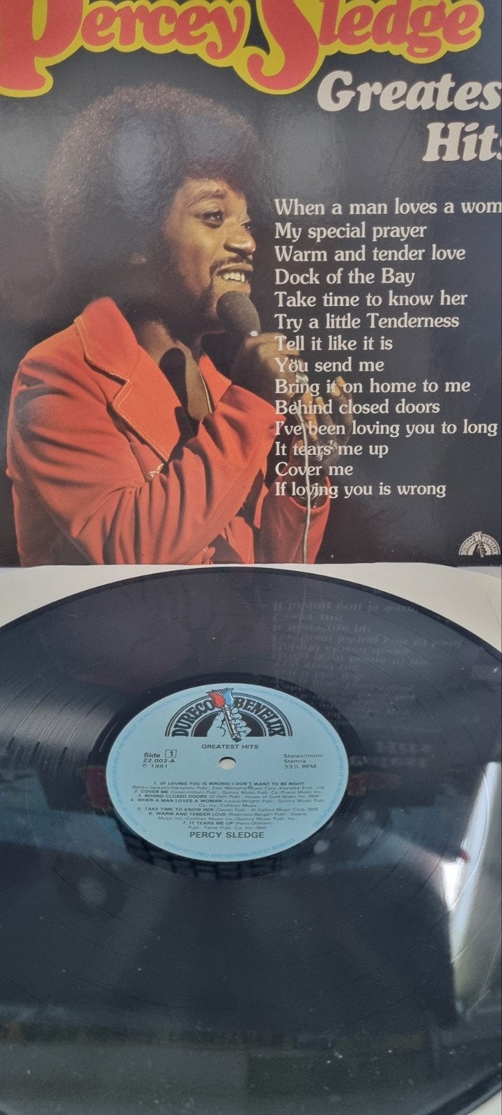 Percy Sledge - Greatest Hits LP (1981), Ophalen of Verzenden, 1980 - 1989, Gebruikt