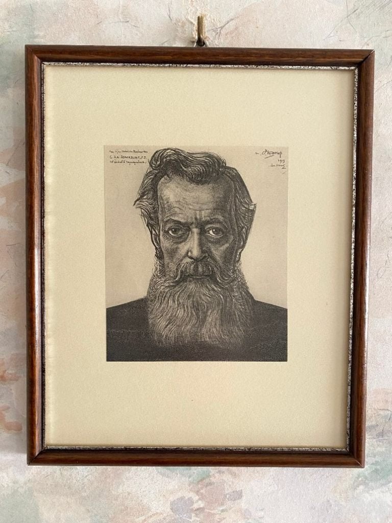 Oude  Prent  Jan   Toorop  .  1919, Antiek en Kunst, Ophalen of Verzenden