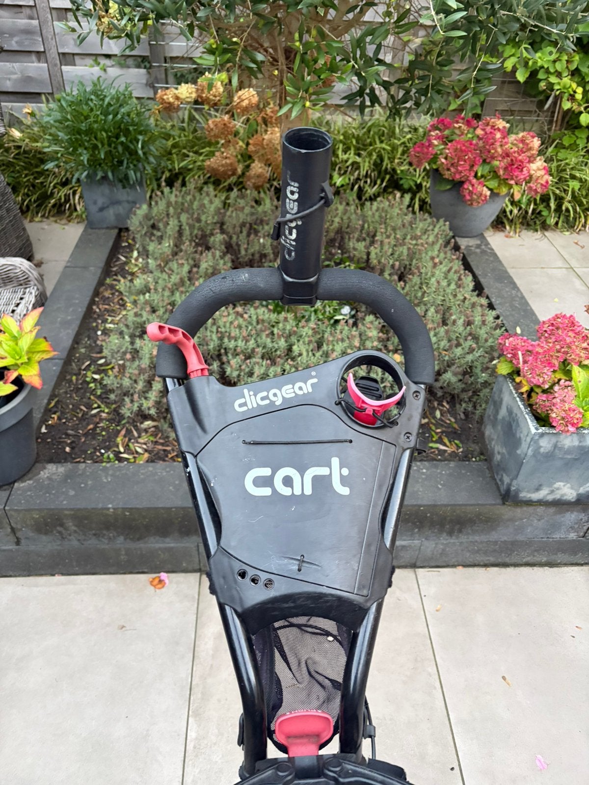 Clicgear golftrolley met parapluhouder en bekerhouder, Ophalen of Verzenden, Golfkar