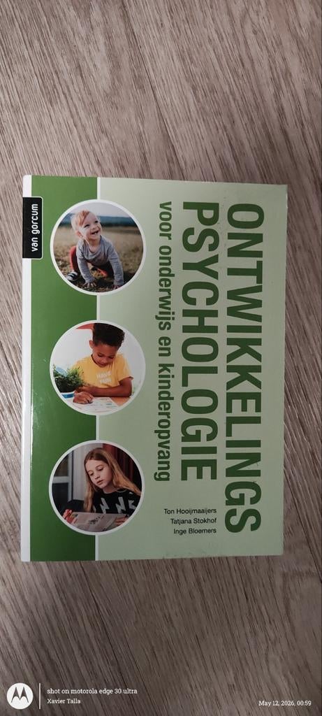 Ontwikkelingspsychologie voor onderwijs en kinderopvang, Boeken, Studieboeken en Cursussen, Ton Hooijmaaijers, Tatjana Stokhof, Inge Bloemers
