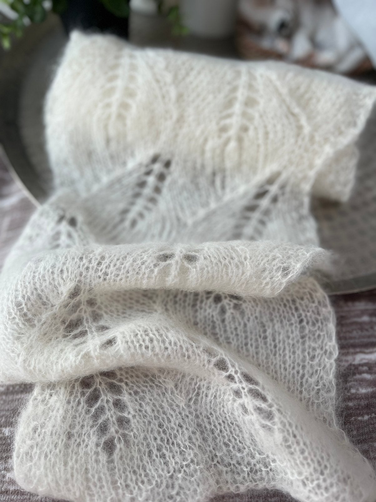 Handgemaakte Sjaal van alpaca en zijde (20 cm x 160 cm), Kleding | Dames, Ophalen of Verzenden, Nieuw, Maat 38/40 (M), Sjaal