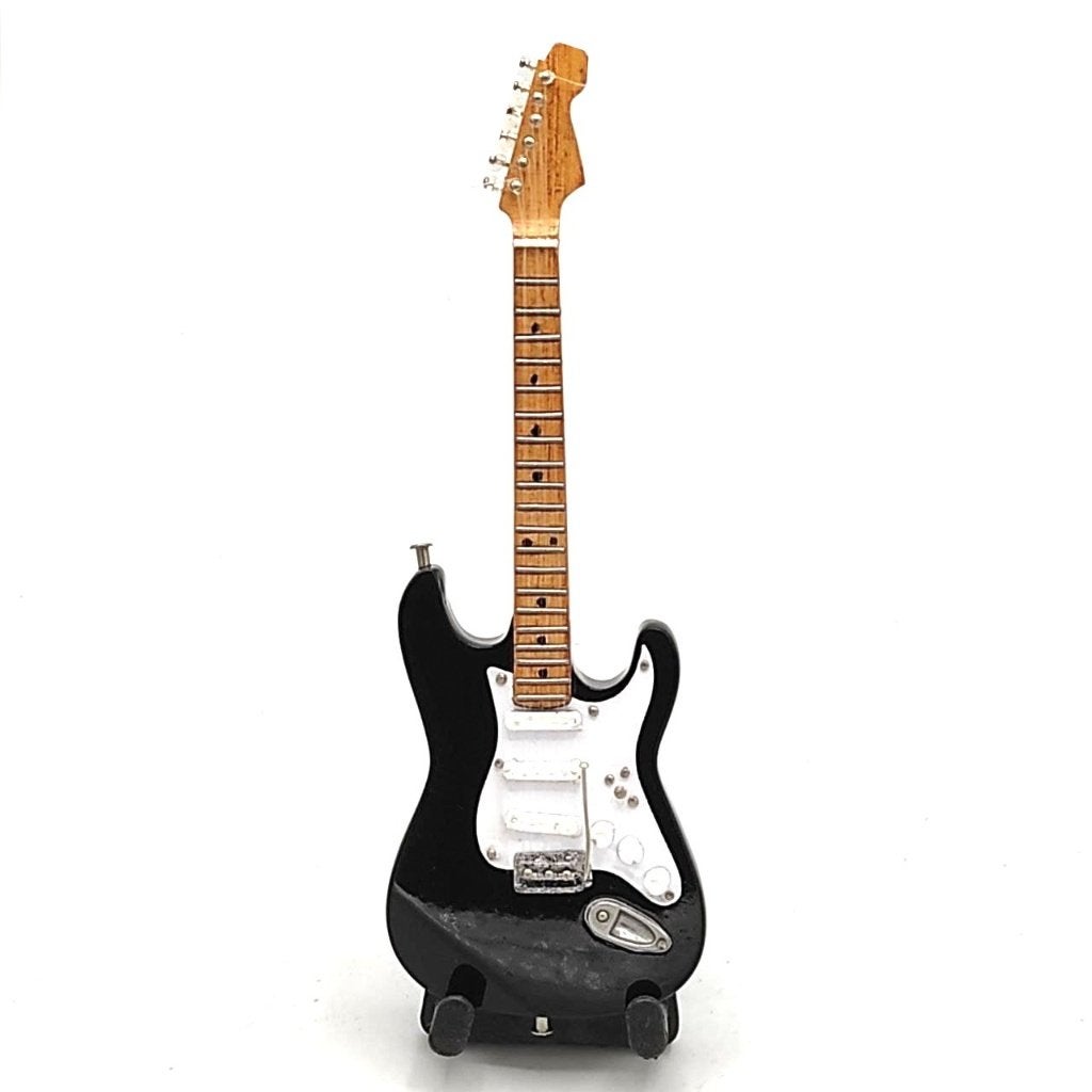 Eric Clapton miniatuur gitaar van hout 15 cm mini guitar, Info@deconoord.nl, Deco Noord, Nieuw, Ophalen of Verzenden