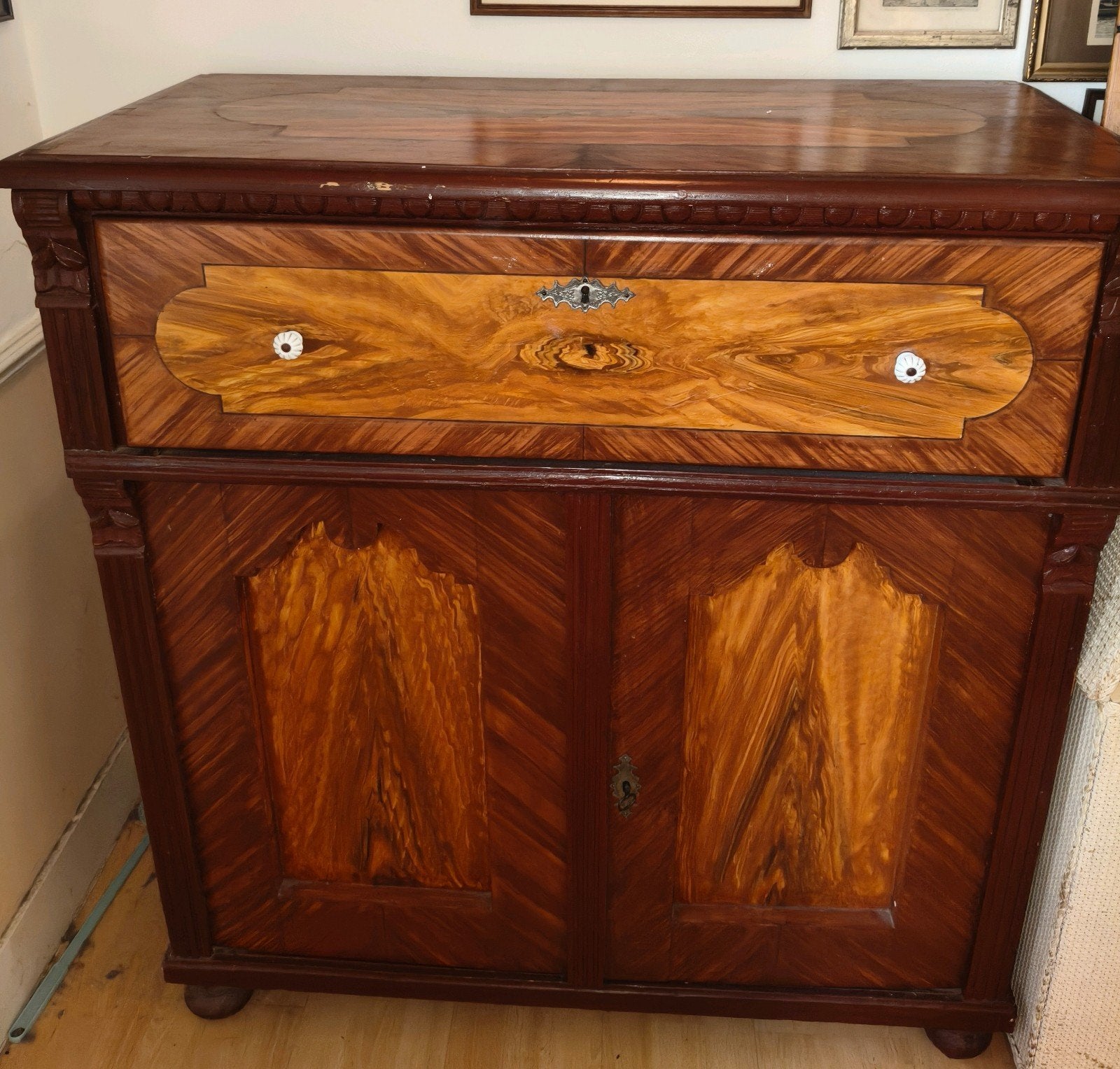 Antieke commode/kast, Antiek en Kunst, Antiek | Meubels | Kasten, Ophalen