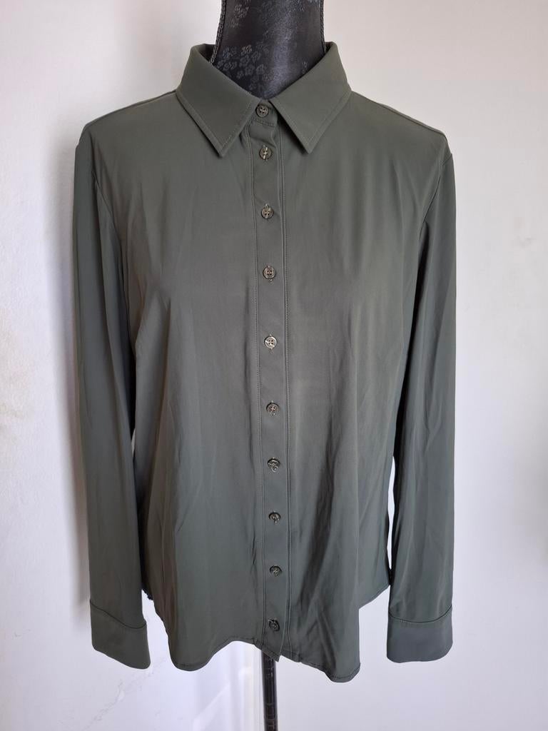 Studio Anneloes - blouse - donkergroen - maat XL, Studio Anneloes, Verzenden, Maat 46/48 (XL) of groter, Zo goed als nieuw