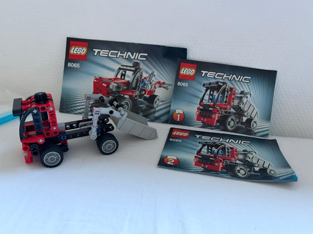 LEGO Technic 8065 Mini Kiepwagen, Lego, Ophalen of Verzenden, Zo goed als nieuw, Technic