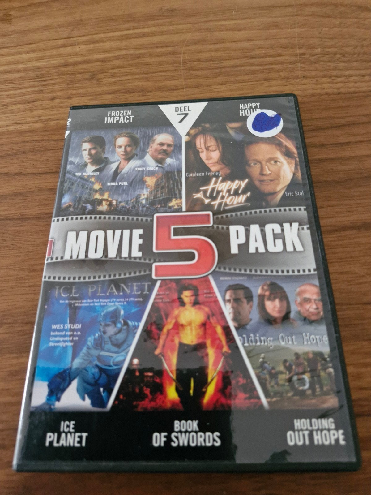 5 Movie Pack DVD: Frozen Impact, Happy Hour, Ice Planet, Nederlands, Ophalen of Verzenden, Vanaf 12 jaar, Inclusief doosje