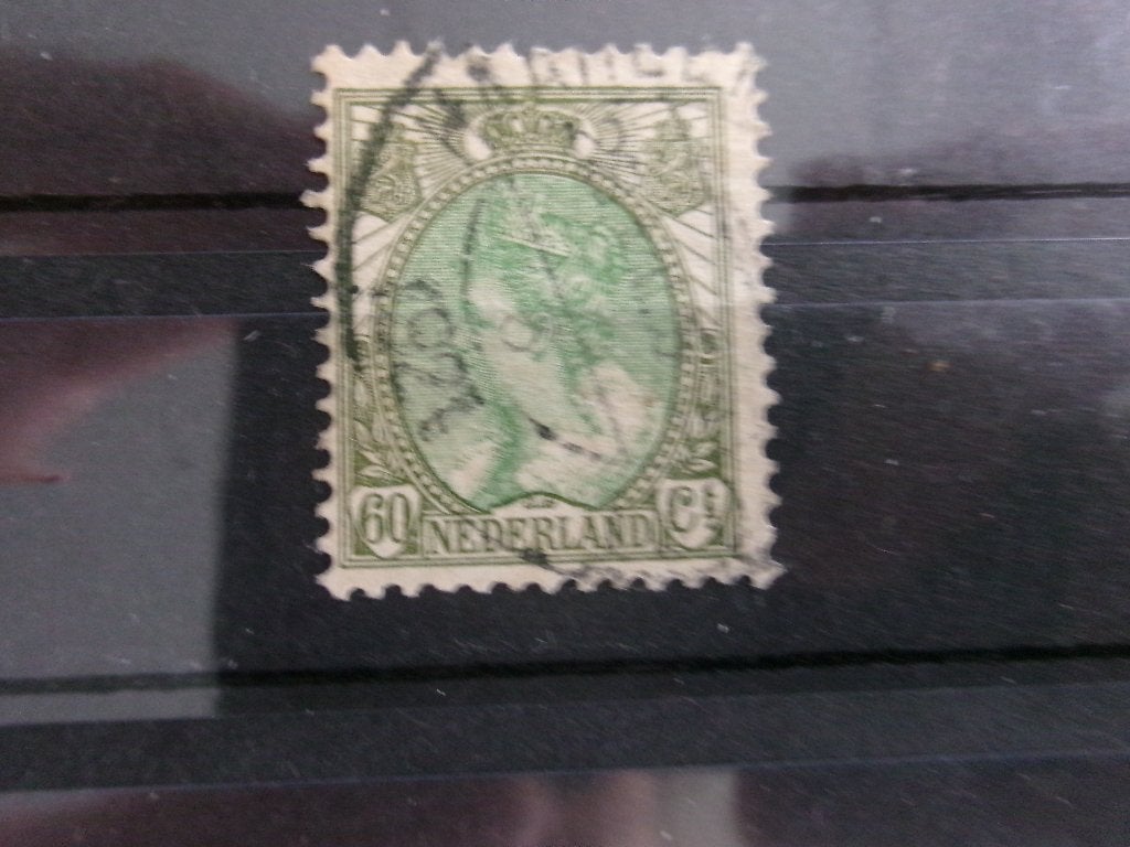 1920 - koningin wilhelmina 60 ct (176a), Postzegels en Munten, Ophalen of Verzenden, Gestempeld