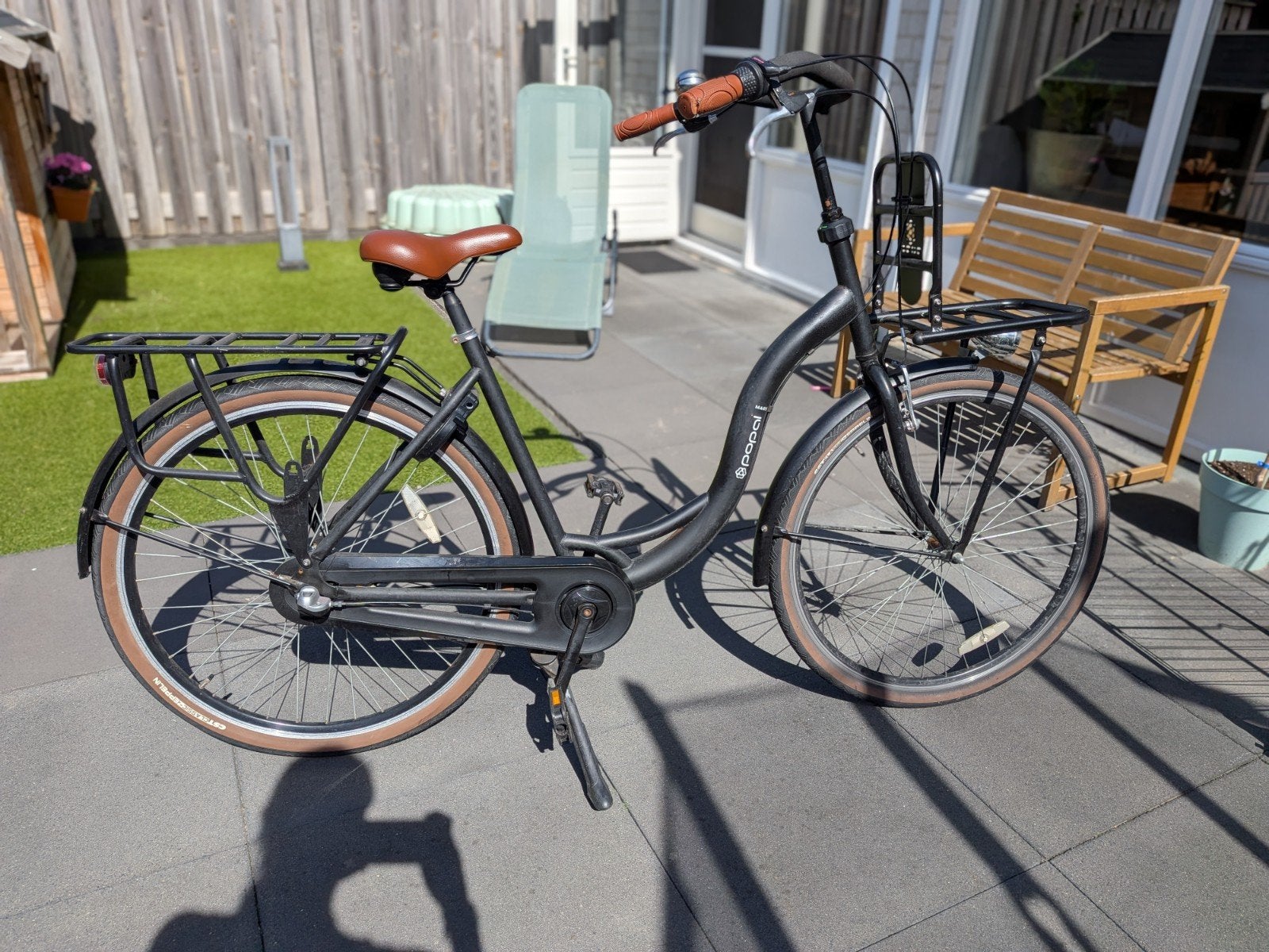 Popal Mare Damesfiets (moederfiets), Fietsen en Brommers, Fietsen | Dames | Damesfietsen, Ophalen, Gebruikt, Overige merken, Versnellingen