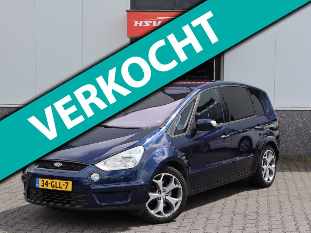 Ford S-Max 2.0-16V 7-pers airco LM navi org NL, Auto's, Ford, Voorwielaandrijving, Gebruikt, Automatische klimaatregeling, Origineel Nederlands