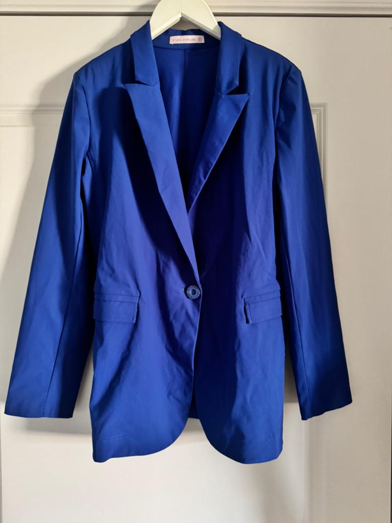 Studio Anneloes blazer travelstof maat S Nieuw, Kleding | Dames, Blauw, Nieuw, Ophalen of Verzenden, Jasje