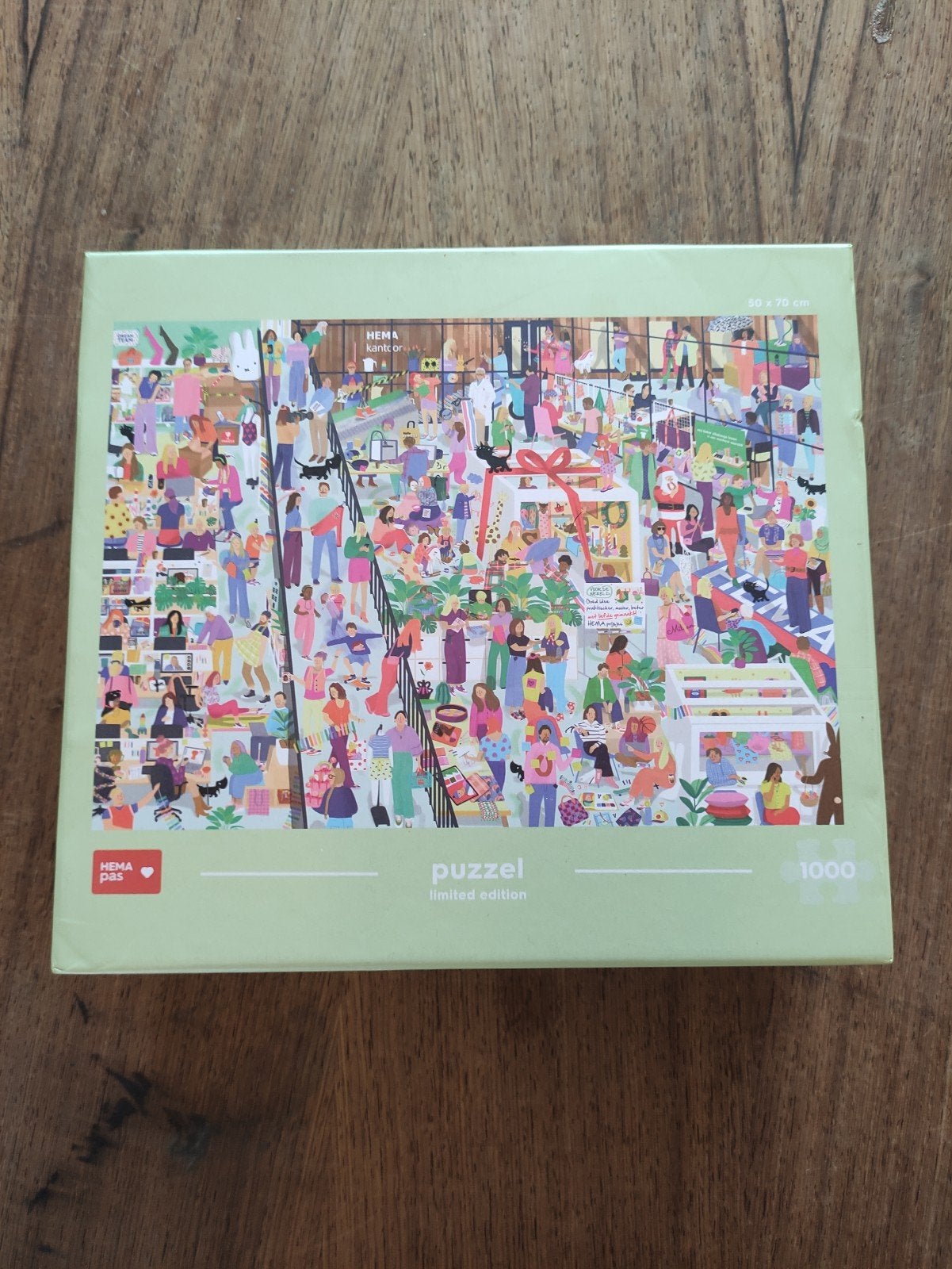 Hema limited edition puzzle 1000, Ophalen, 500 t/m 1500 stukjes, Zo goed als nieuw, Legpuzzel