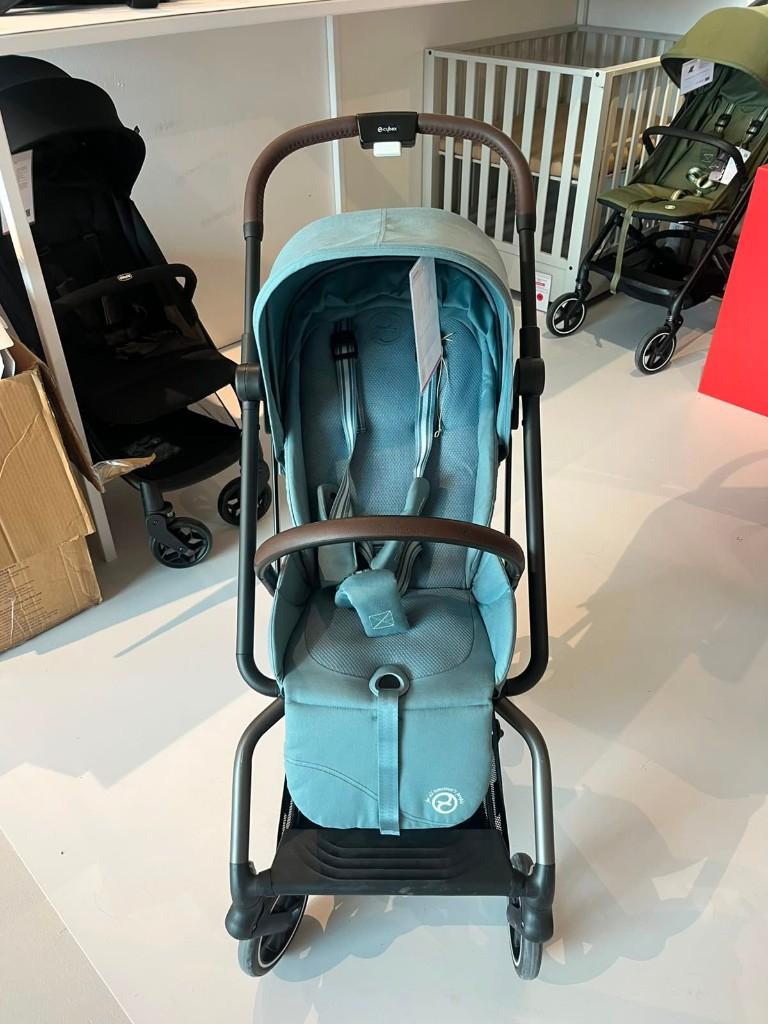 Cybex Eezy S Twist+ 2 - TPE Stormy Blue/Light Blue, Ophalen, Zo goed als nieuw, Overige merken, Verstelbare rugleuning