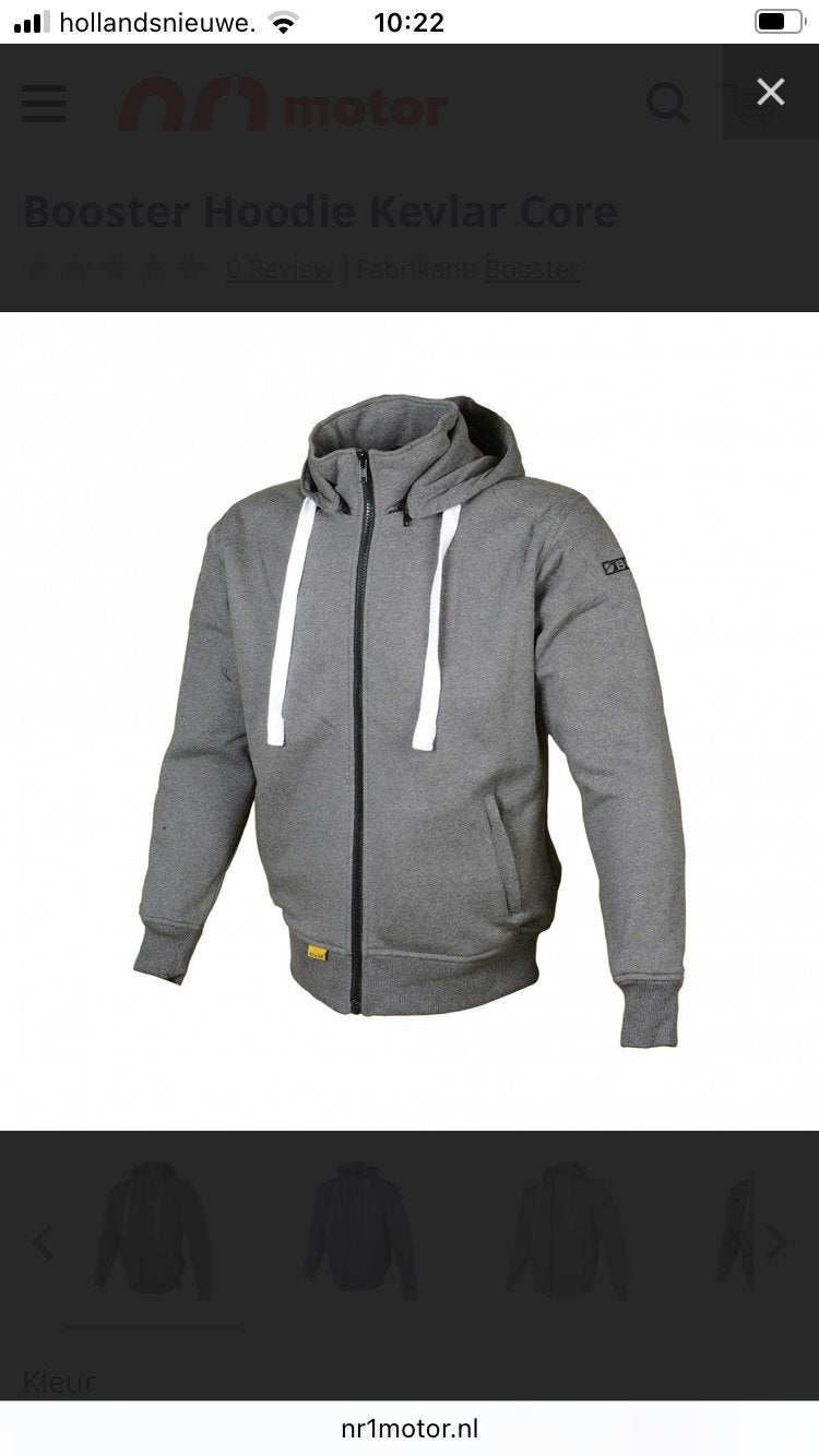 Booster kevlar hoodie M, Ophalen of Verzenden, Tweedehands, Heren, Jas | textiel