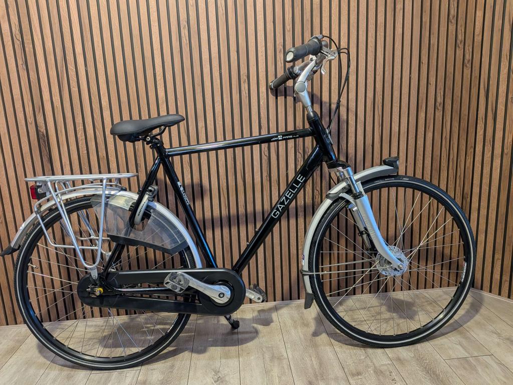 Gazelle Paris 28 inch Herenfiets framehoogte 61cm, Gebruikt, Versnellingen, Niet ingevuld, 61 tot 65 cm