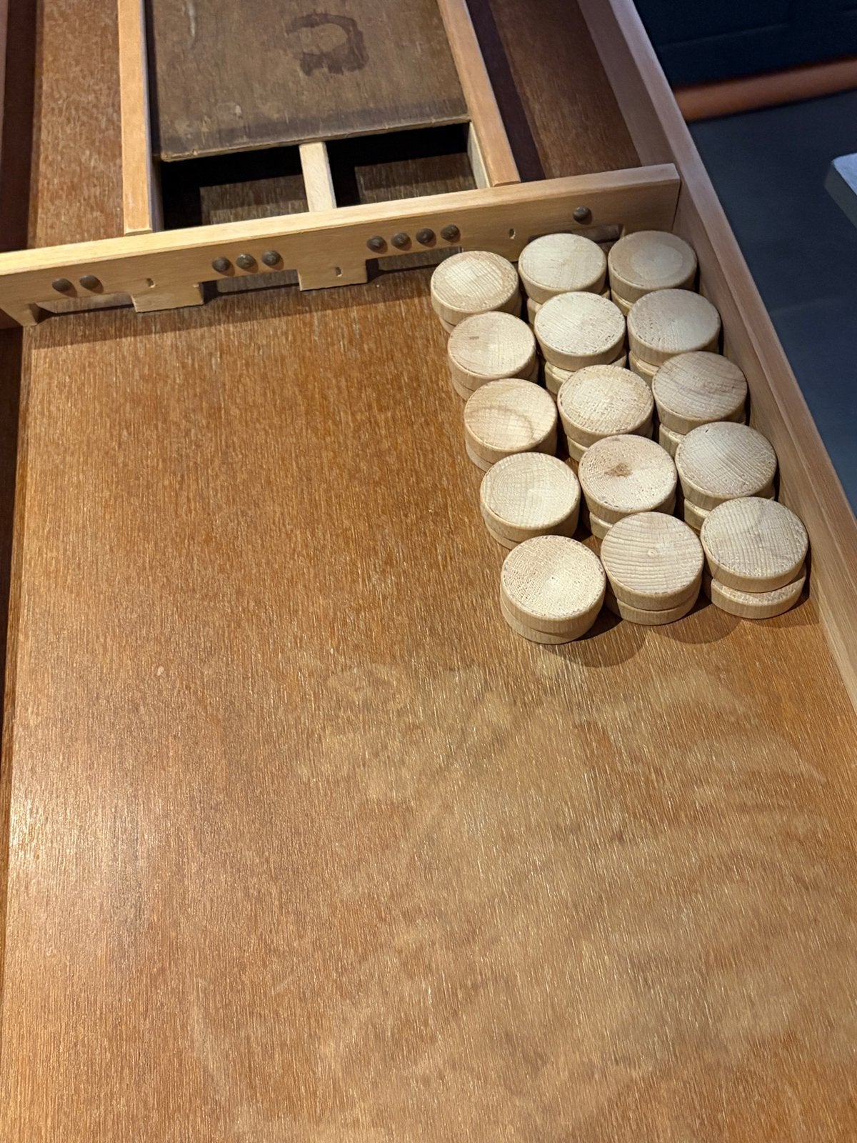 Sjoelbak, Hobby en Vrije tijd, Gezelschapsspellen | Overige, Ophalen, Gebruikt