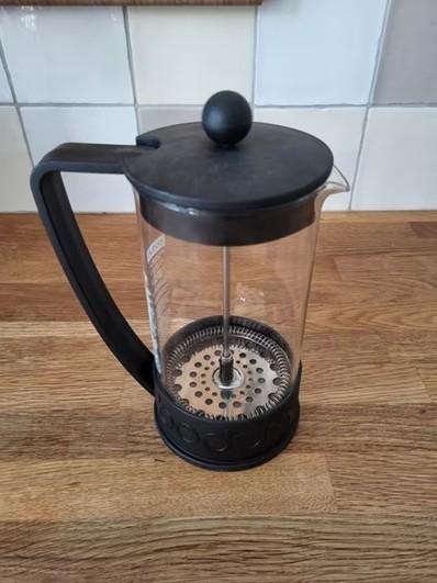 Bodum Brazil French Press Glas – Cafetière - Percolator - 1L, Ophalen, Bodum, Zo goed als nieuw, Zwart