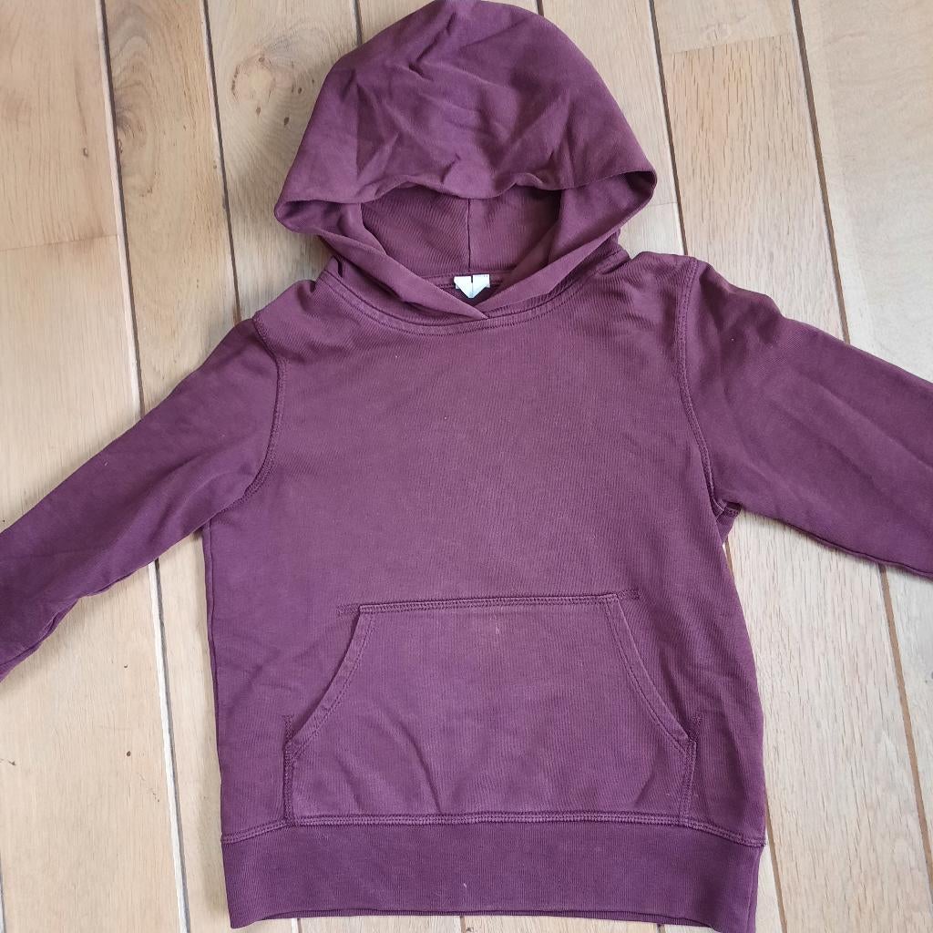ARKET hooded sweater midden bruin maat 122/128, Ophalen of Verzenden, Zo goed als nieuw, Jongen, Trui of Vest