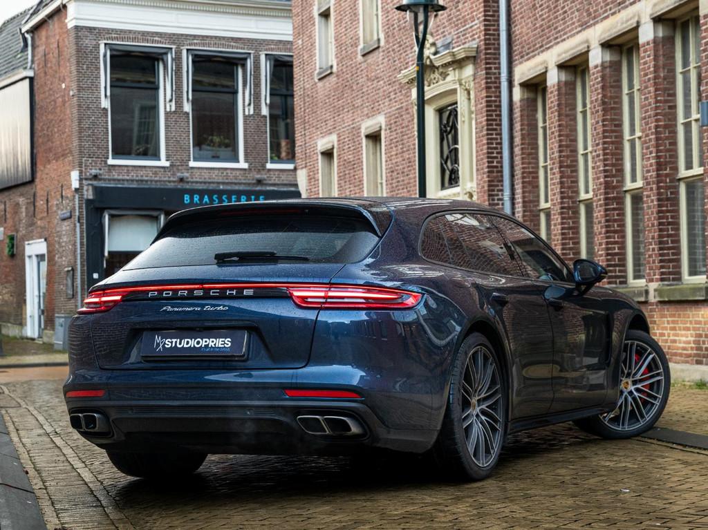 Porsche Panamera Sport Turismo 4.0 Turbo V8 / TREKHAAK / CHR, Auto's, Automaat, Stof, Gebruikt, Blauw