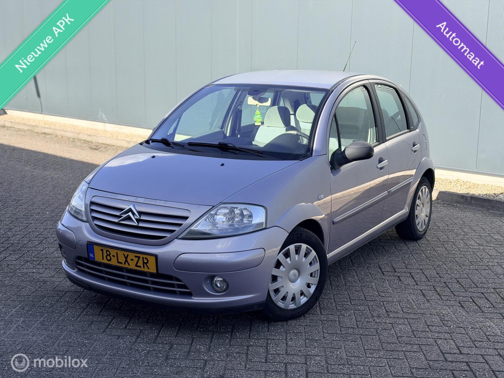 Citroen C3 1.4i Exclusive NAP/LAGEKM/VOLAUTOMAAT, Auto's, Bedrijf, Startonderbreker, Zilver of Grijs, 1176 kg