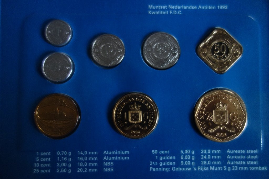 Muntenset Nederlandse Antilles 1992, Ophalen of Verzenden, Midden-Amerika, Setje