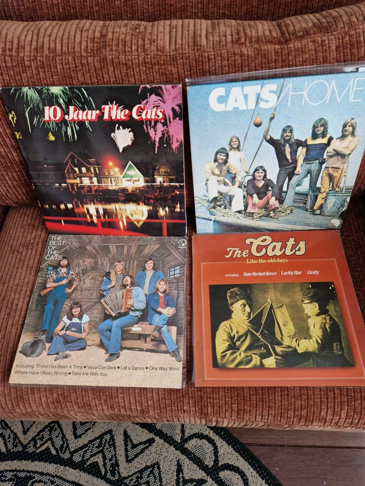 4 mooie lps van de cats, Ophalen of Verzenden, Gebruikt, 12 inch