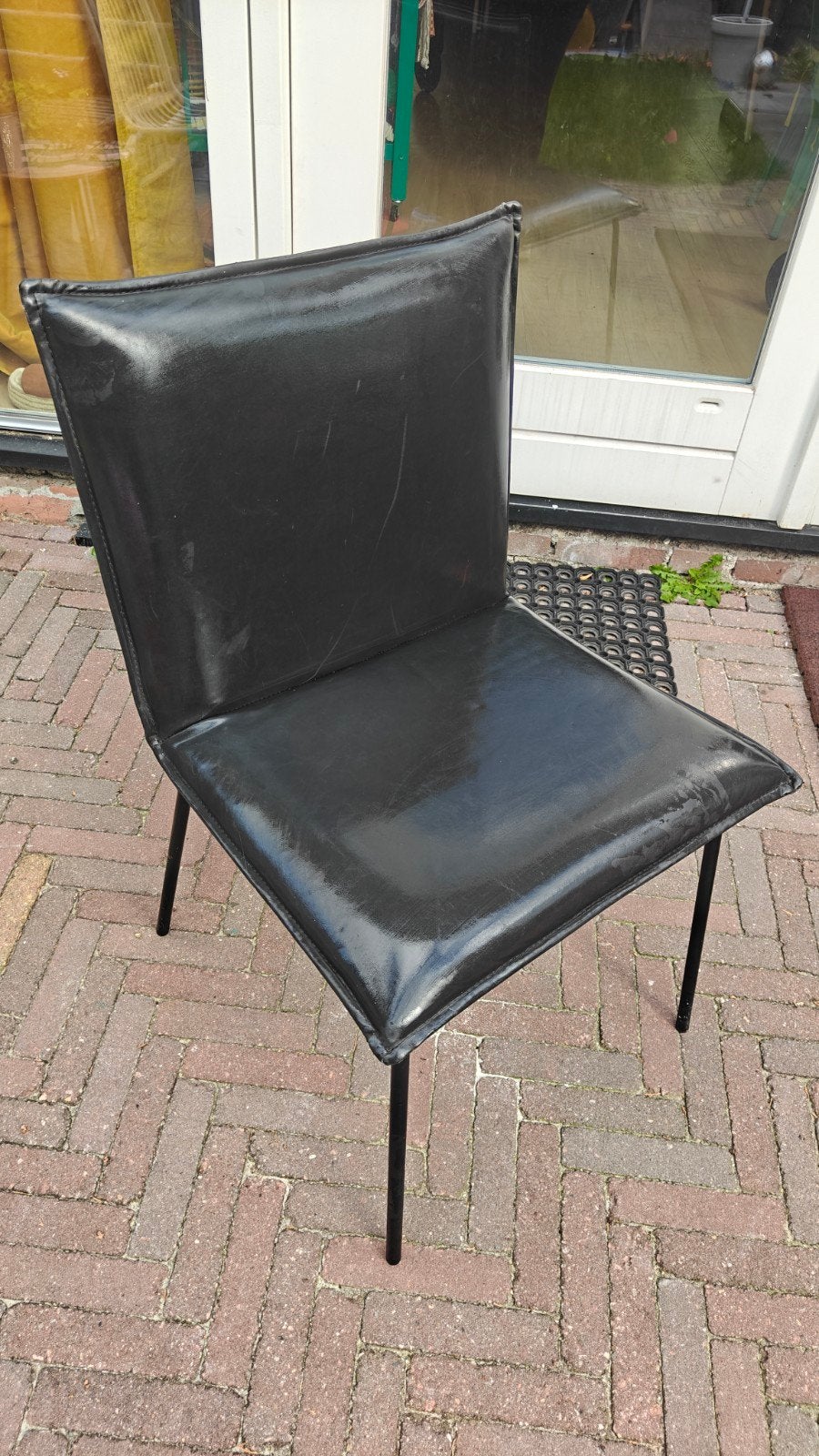 Stoel Loods 5, Ophalen, Zo goed als nieuw, Zwart, Eén