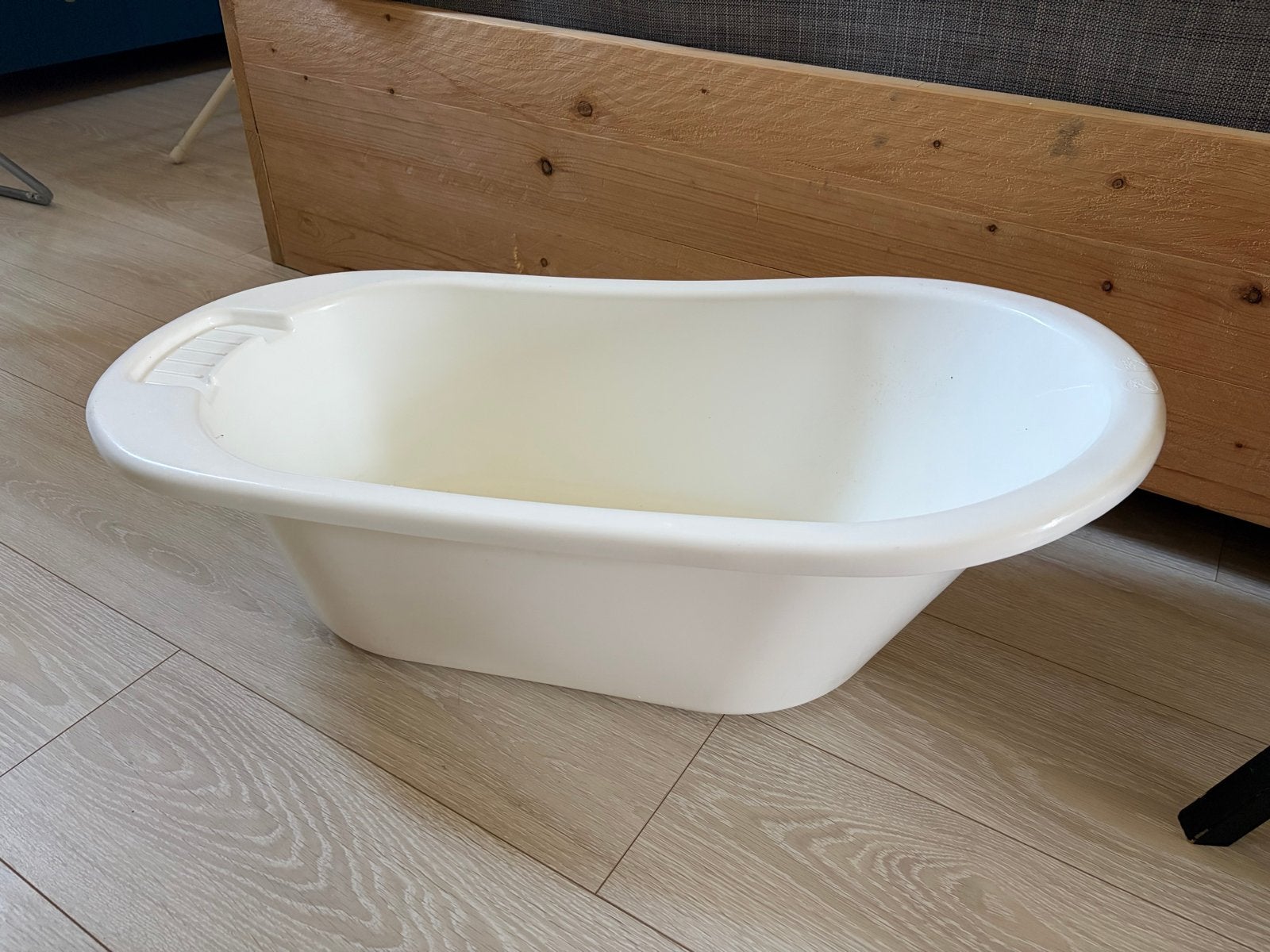 GRATIS Babybadje - Wit, Kinderen en Baby's, Badjes en Verzorging, Ophalen, Gebruikt, Badje