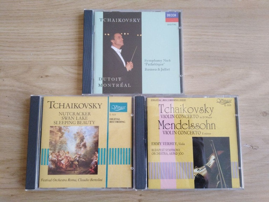 3 verschillende CD's van Tchaikovsky ( ZGAN ), Ophalen, Classicisme, Zo goed als nieuw, Orkest of Ballet